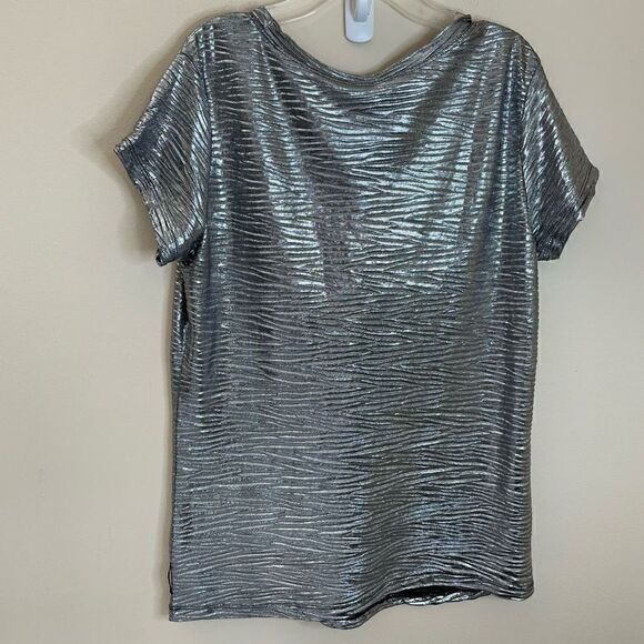 Seven 7| Premium Quality Brand|Metallic| 90s Vintage Blouse - Picture 9 of 9